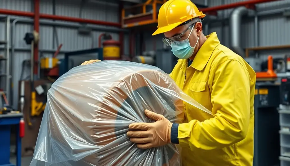 Safely Contain and Dispose of Asbestos with Heavy Duty Plastic Wrapping